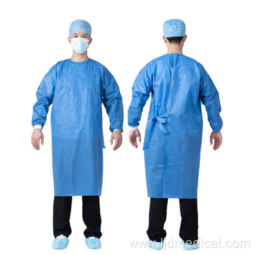 Disposable surgical gown Coverall Medical isolation gown